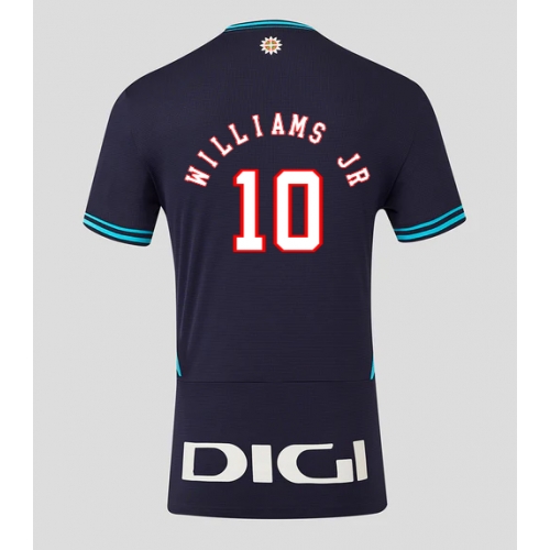 Billige Fotballdrakt Athletic Bilbao Nico Williams #10 Replika Bortedrakt 2025-26 Kortermet Billige Fotballdrakt Athletic Bilbao Nico Williams #10 Replika Bortedrakt 2025-26 Kortermet